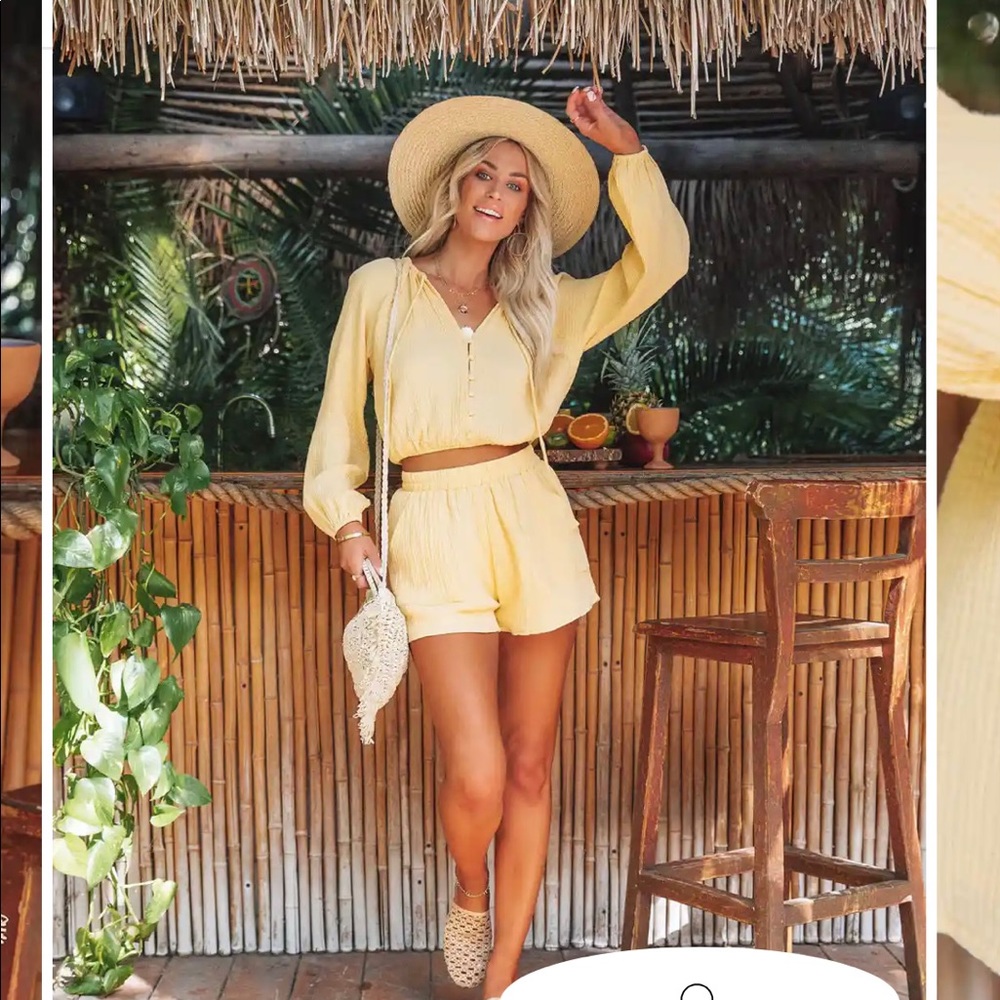 VICI Two piece short set